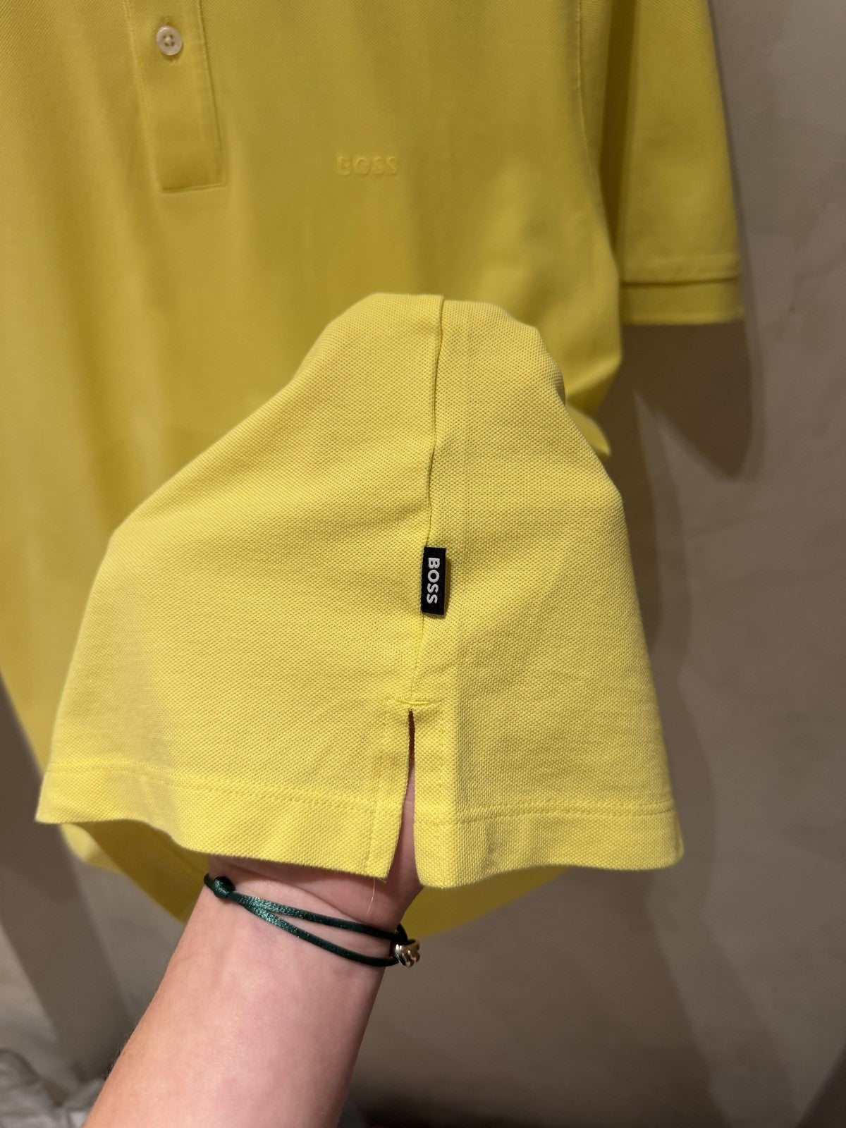 BOSS Polo Amarela