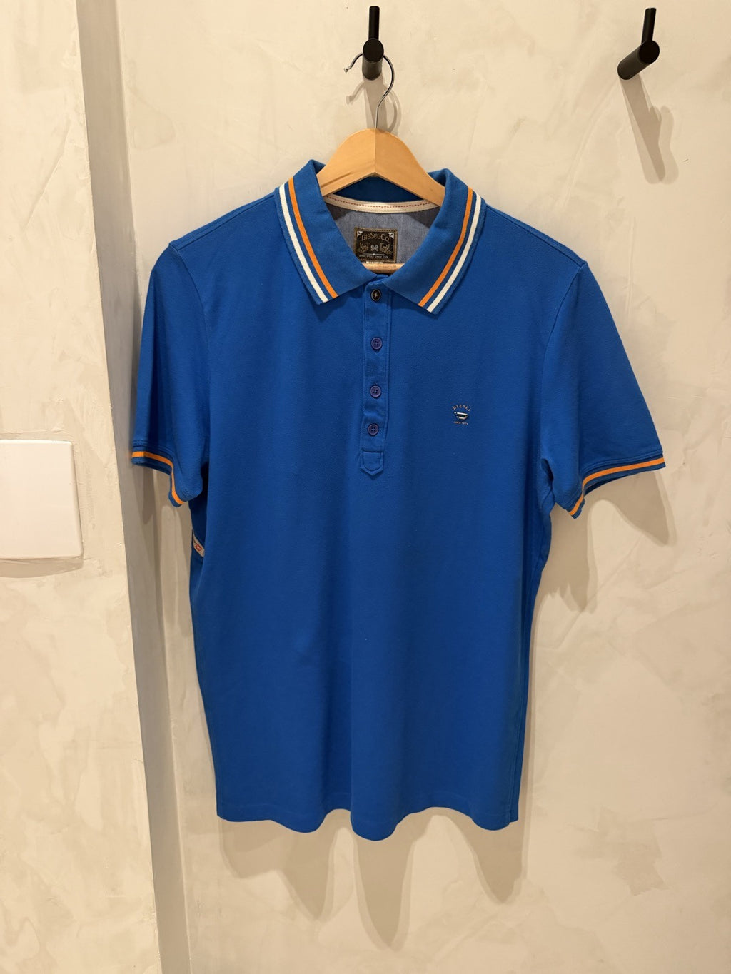 Diesel Polo Azul Listras