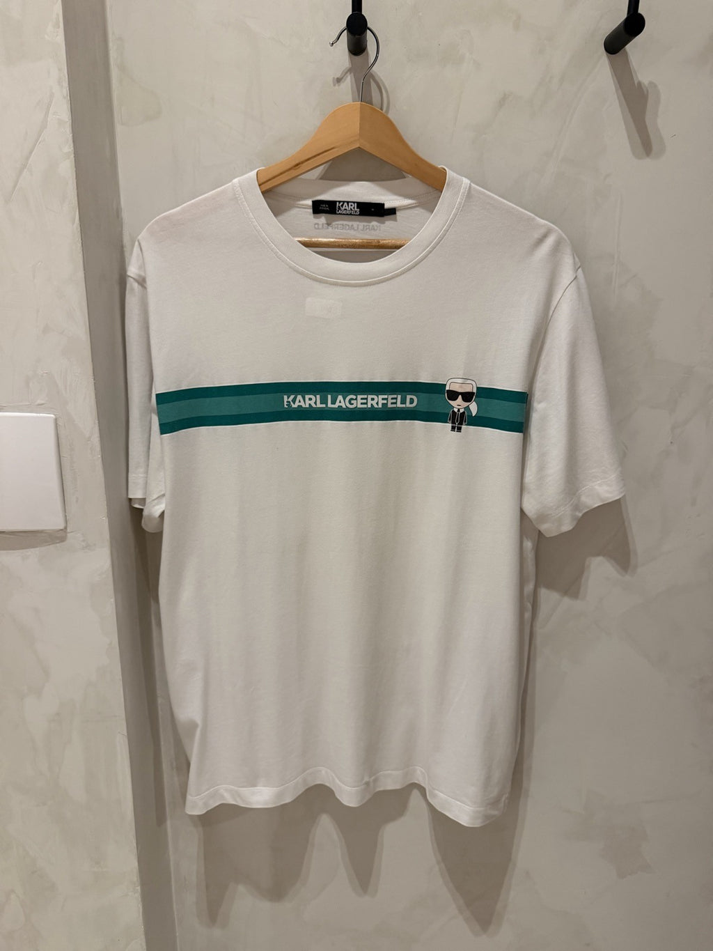Karl Lagerfeld Branca Listra Verde
