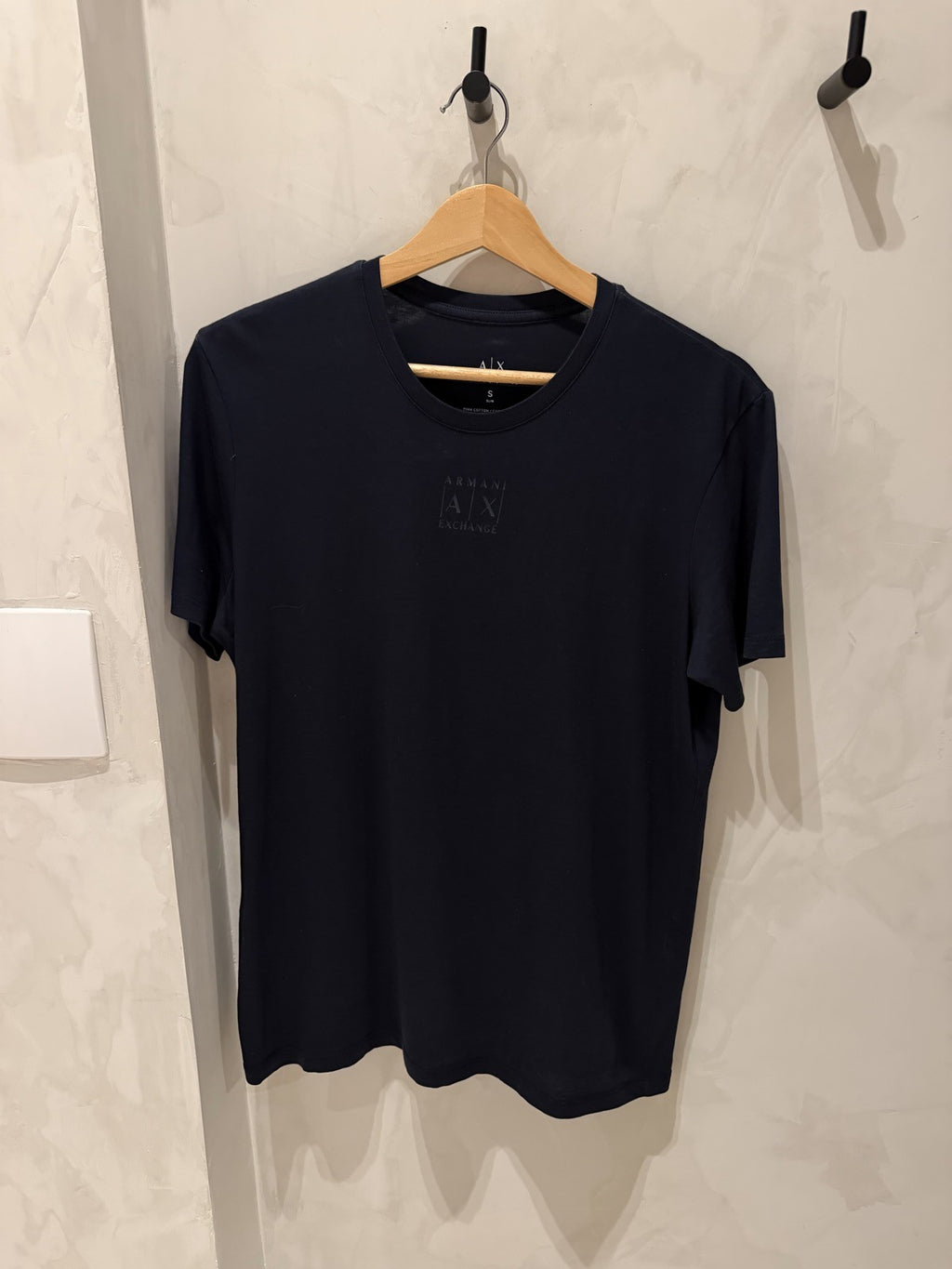 Armani Exchange Marinho Logo Discreto