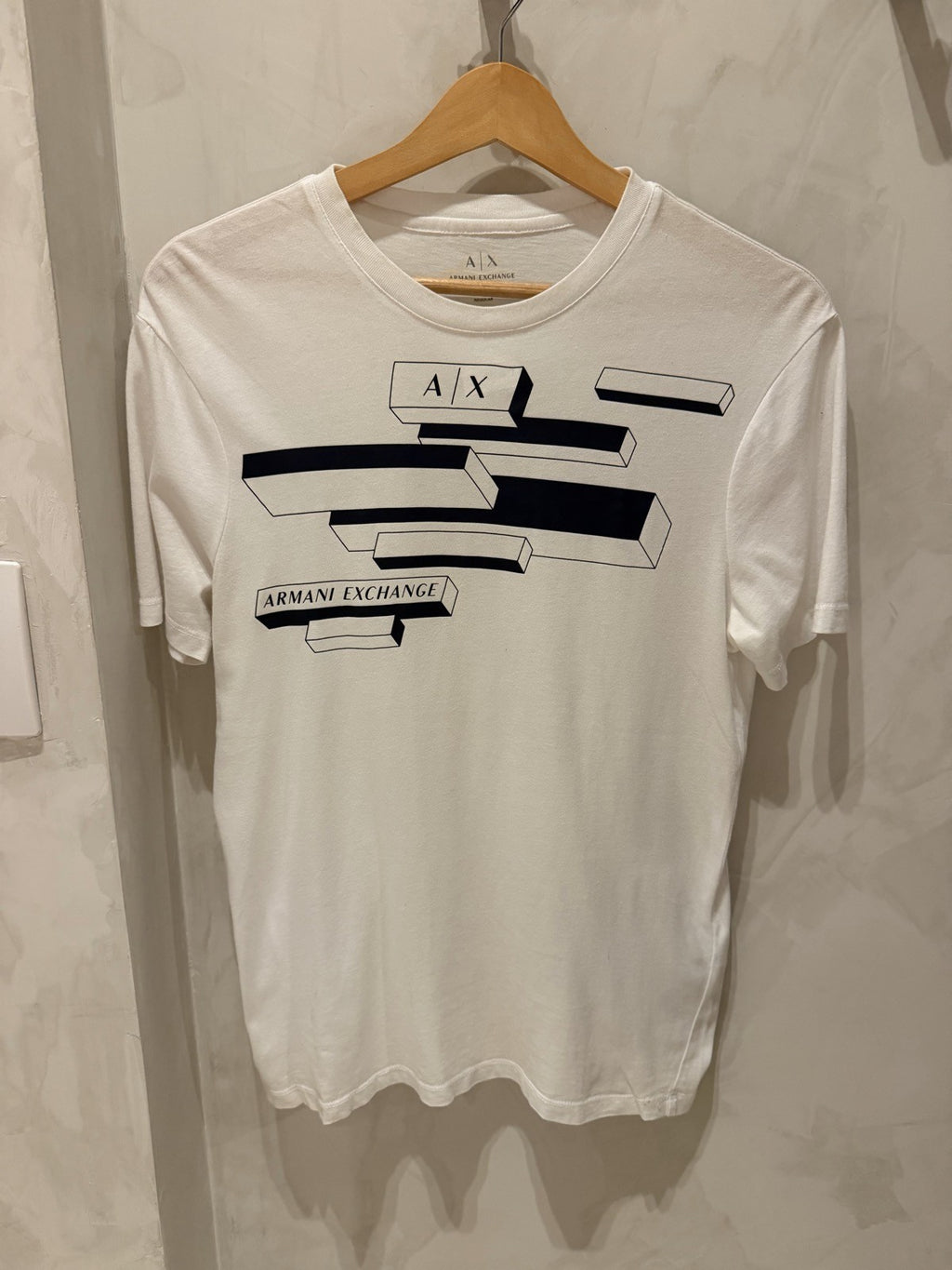 Armani Exchange Branca Barras