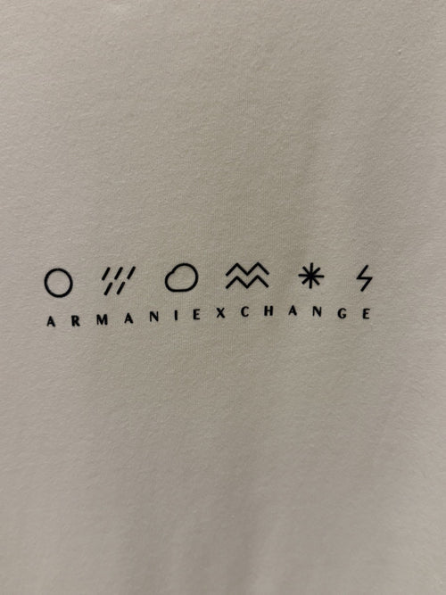 Armani Exchange Branca Símbolos