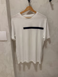 Armani Exchange Branca Faixa Marinho