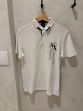 Armani Exchange Polo Branca Texto
