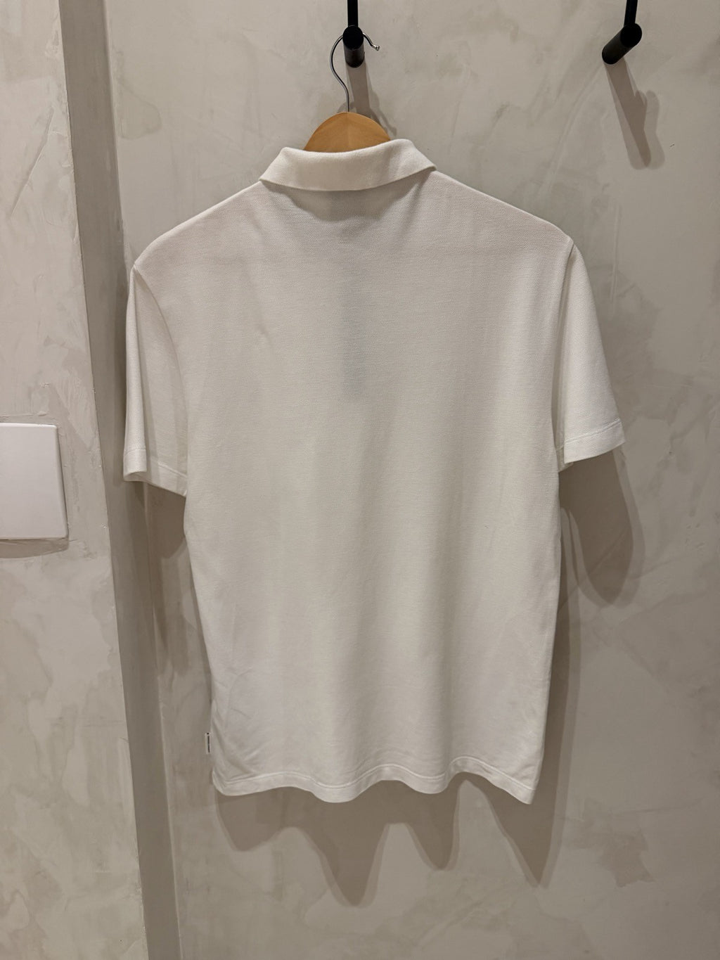 Armani Exchange Polo Branca Texto