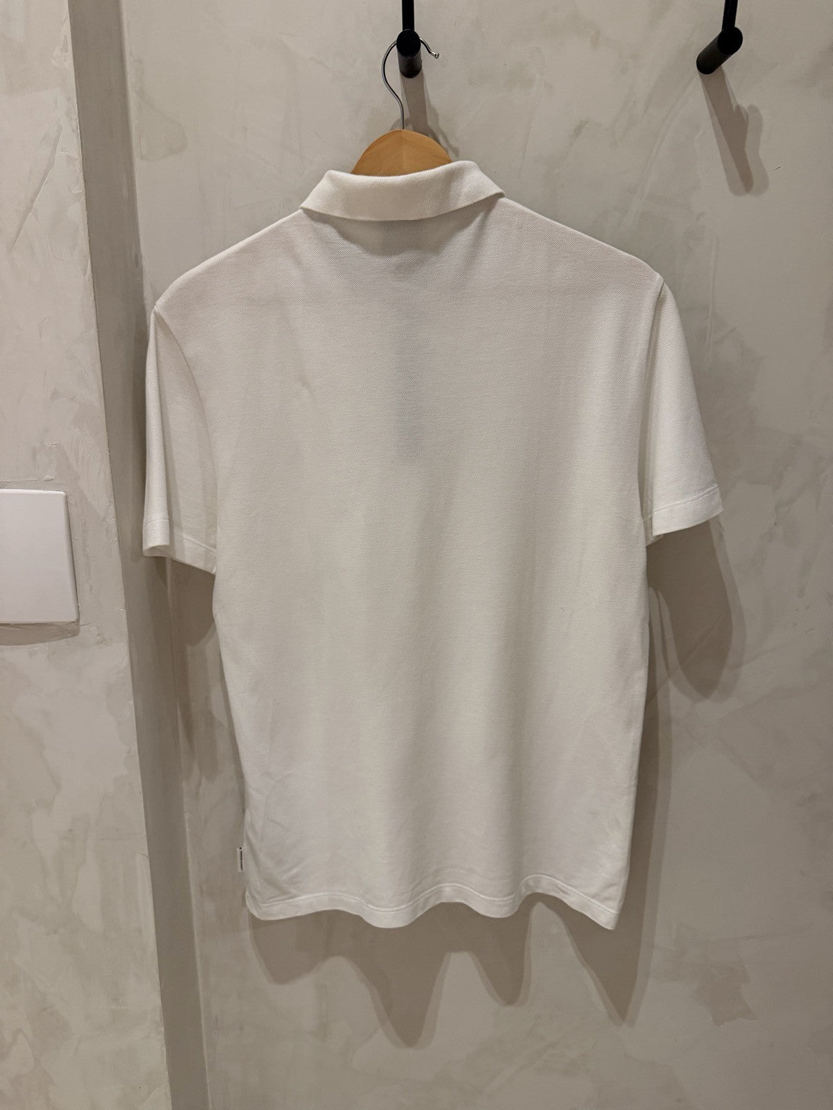 Armani Exchange Polo Branca Texto