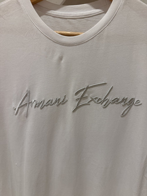 Armani Exchange Branca Bordada