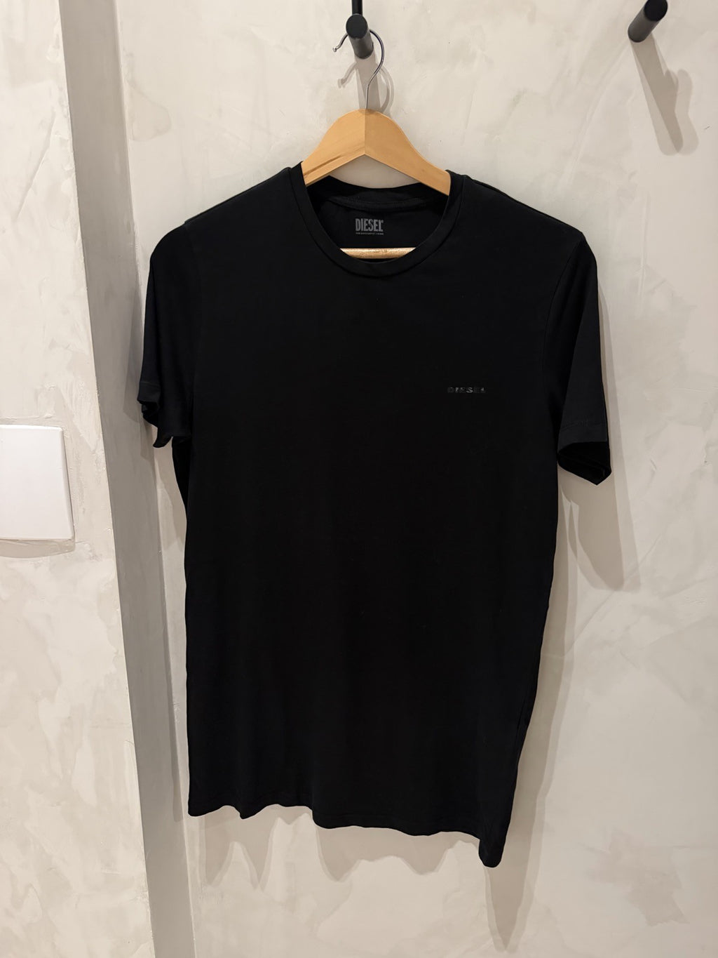 Diesel Preta Logo Discreto