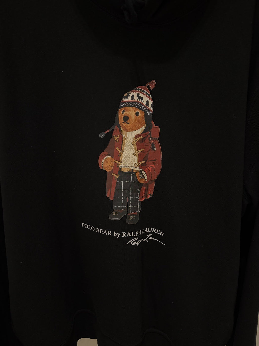 Ralph Lauren Moletom Preto Urso