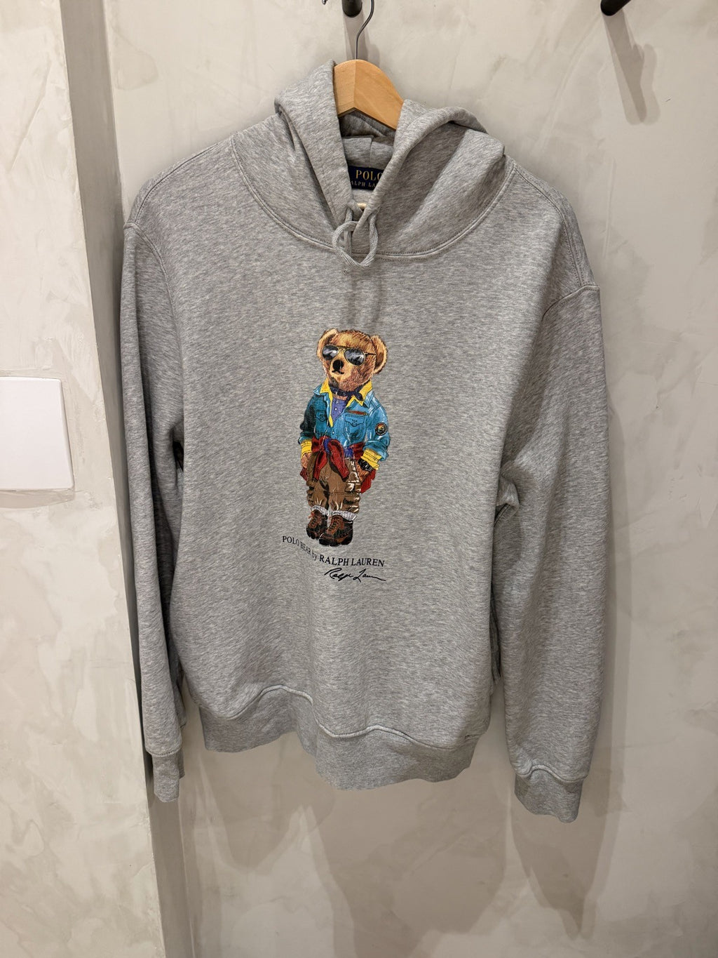 Ralph Lauren Moletom Cinza Urso