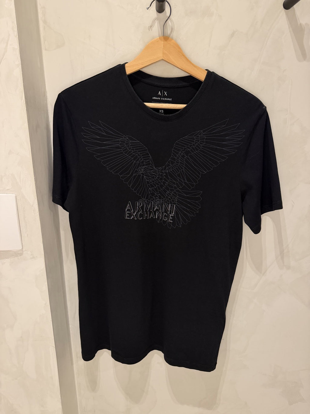 Armani Exchange Preta Águia