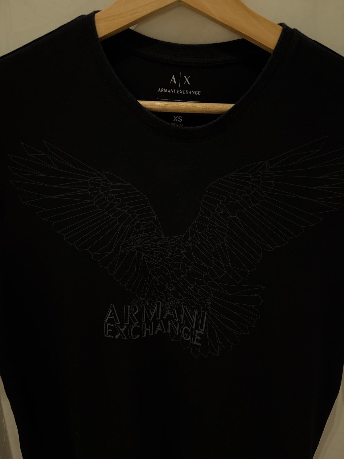 Armani Exchange Preta Águia