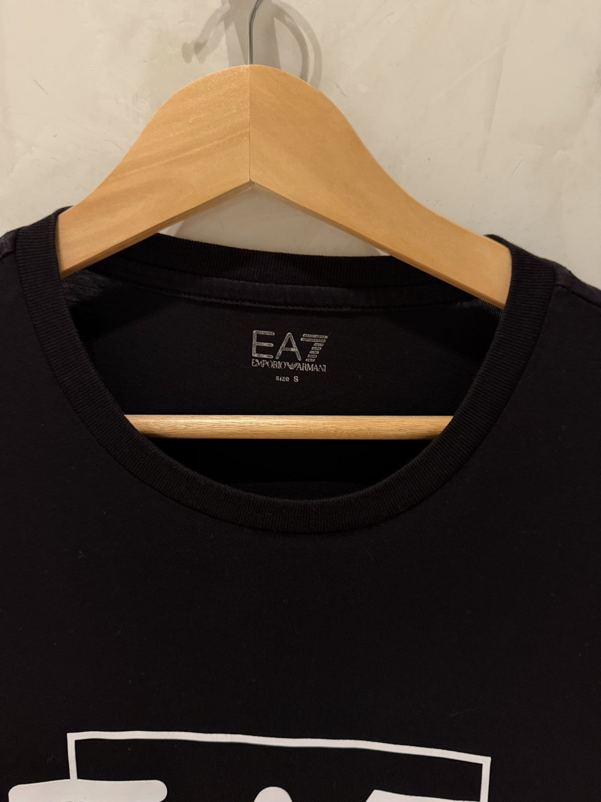 EA7 Preta Logo Grande