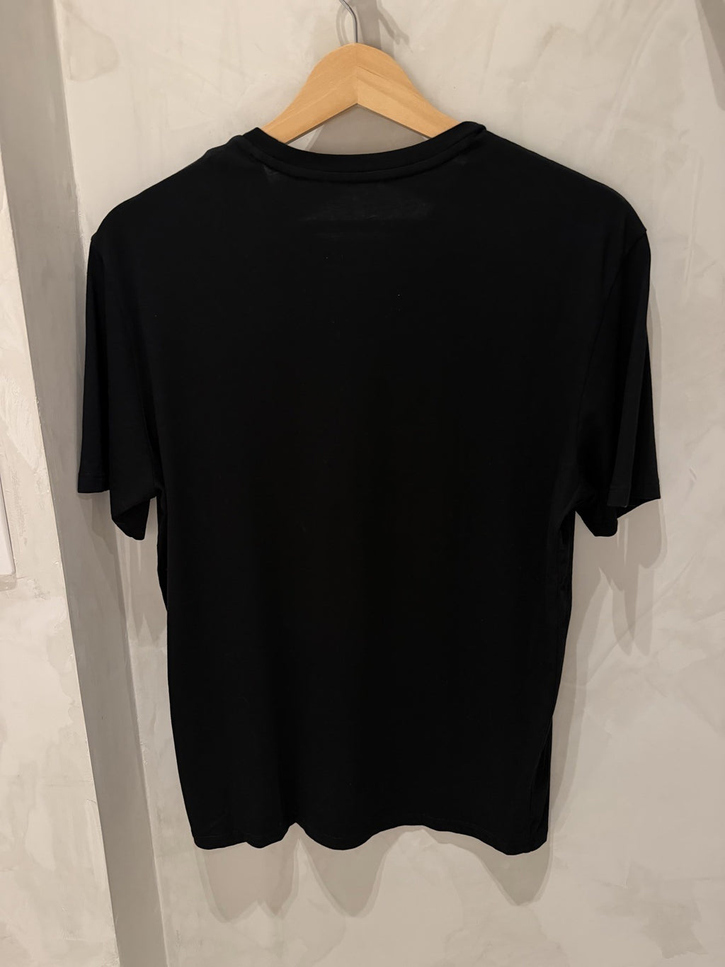 Armani Exchange Preta Faixa Brilhante