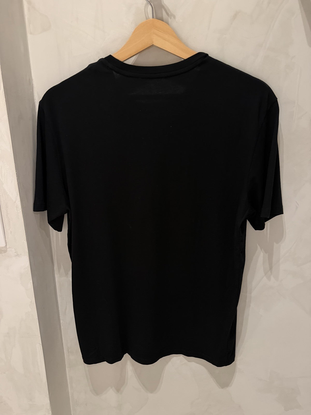 Armani Exchange Preta Faixa Brilhante