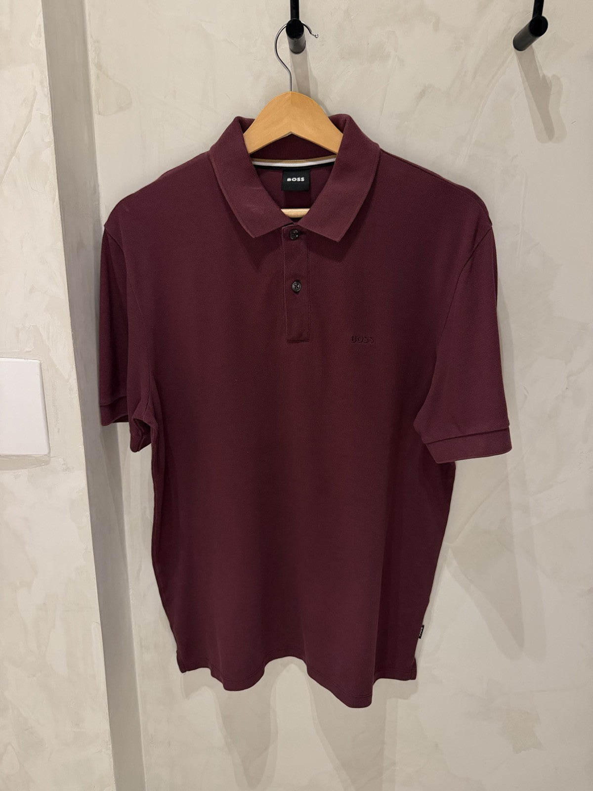 BOSS Polo Bordô