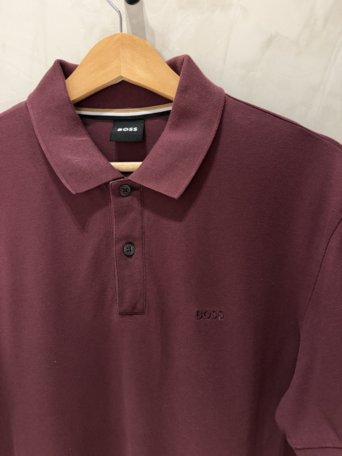BOSS Polo Bordô