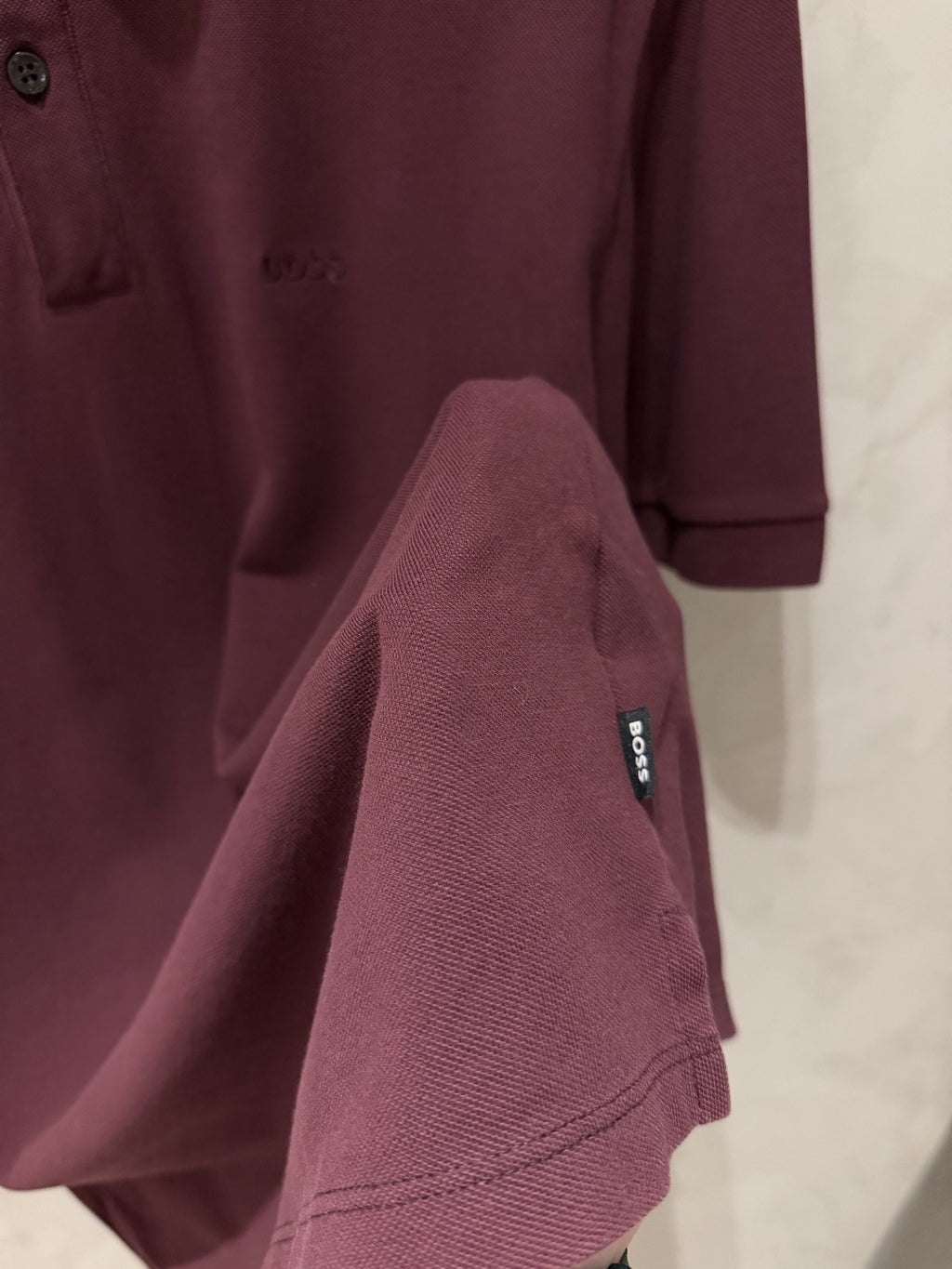 BOSS Polo Bordô