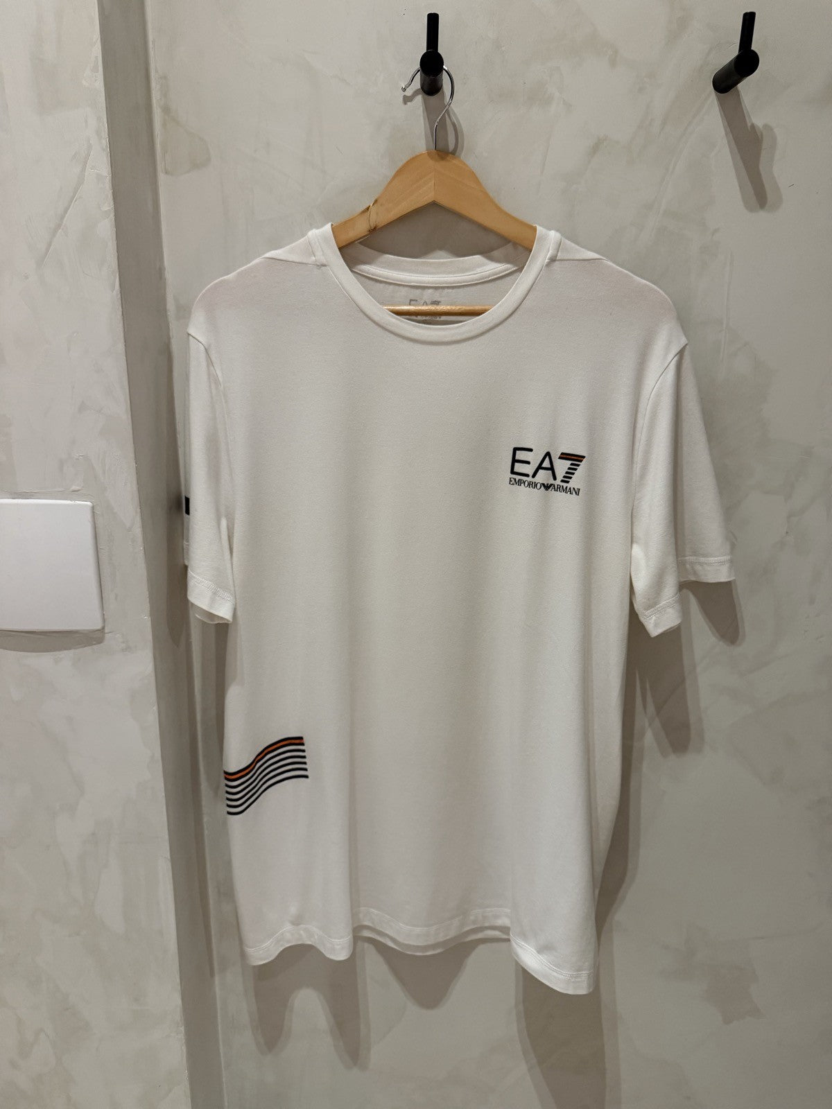 EA7 Branca Logo Pequeno
