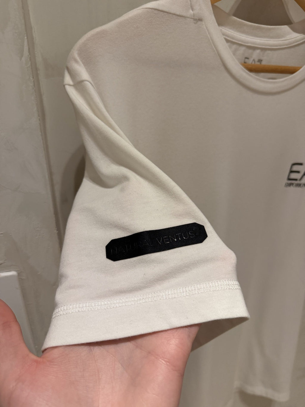 EA7 Branca Logo Pequeno
